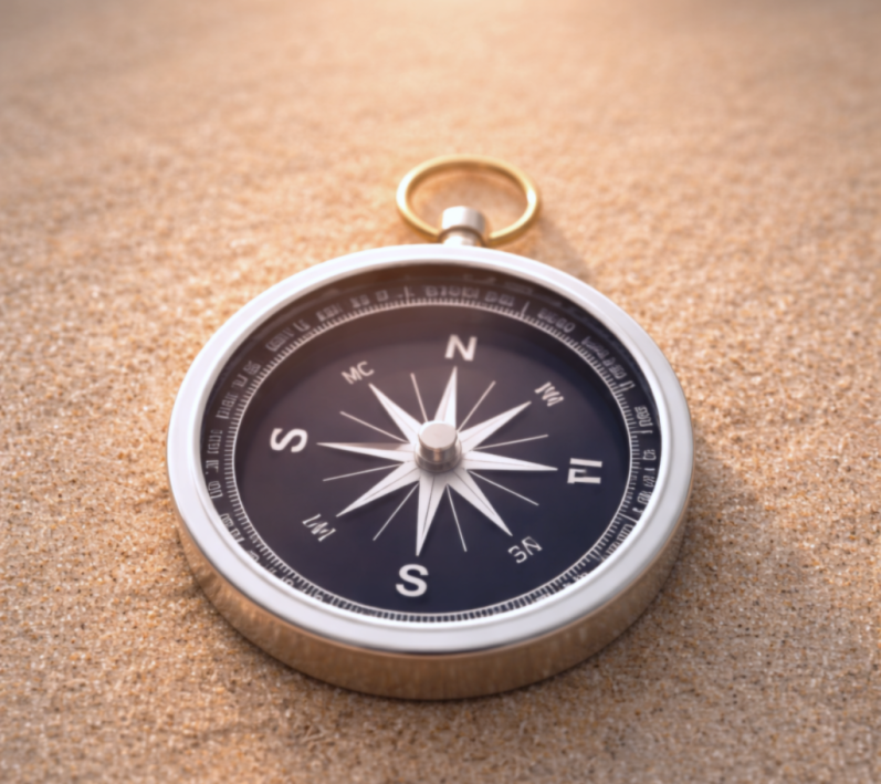 Klarheit und Orientierung – KBB.solution Dresden Kompass als Symbol für Klarheit und Orientierung – Psychosoziale Beratung in Dresden