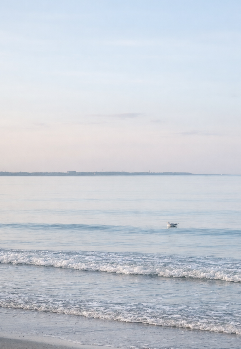 Psychosoziale Beratung & Coaching in Dresden – Klarsicht und innere Balance Ruhige Wasseroberfläche mit Horizont – Symbol für Klarheit und Orientierung in der psychosozialen Beratung und im Coaching in Dresden